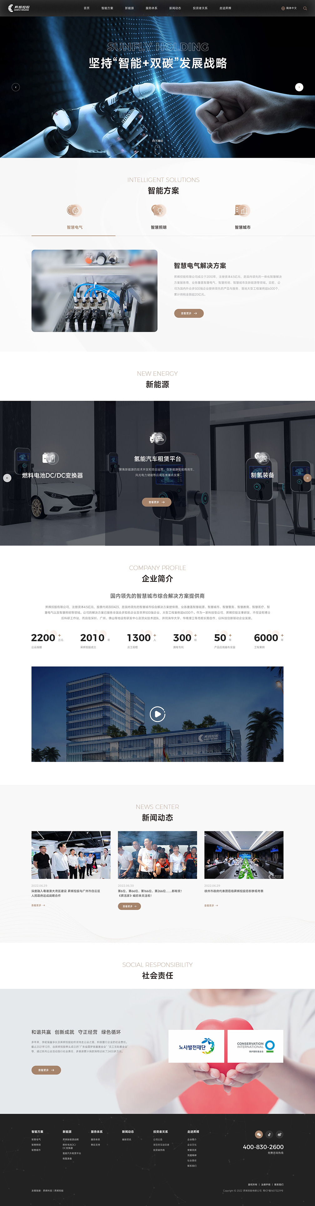 昇輝控股——首頁(yè)風(fēng)格展示